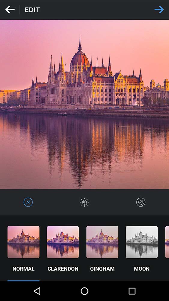 Instagram photo style
