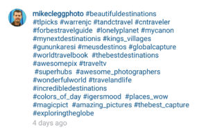 Instagram hashtags