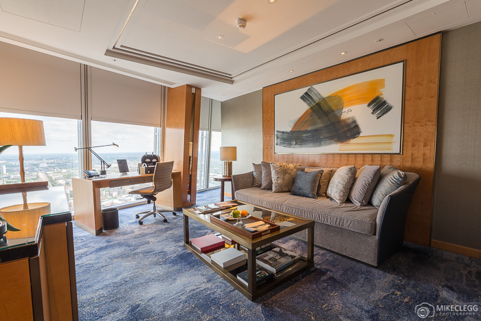 Living Room in the Premier Shard Suite
