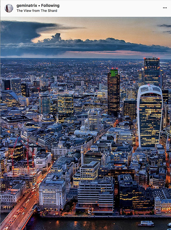 London Instagram photographers - @geminatrix