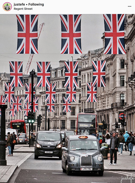 London Instagram photographers - @justefe