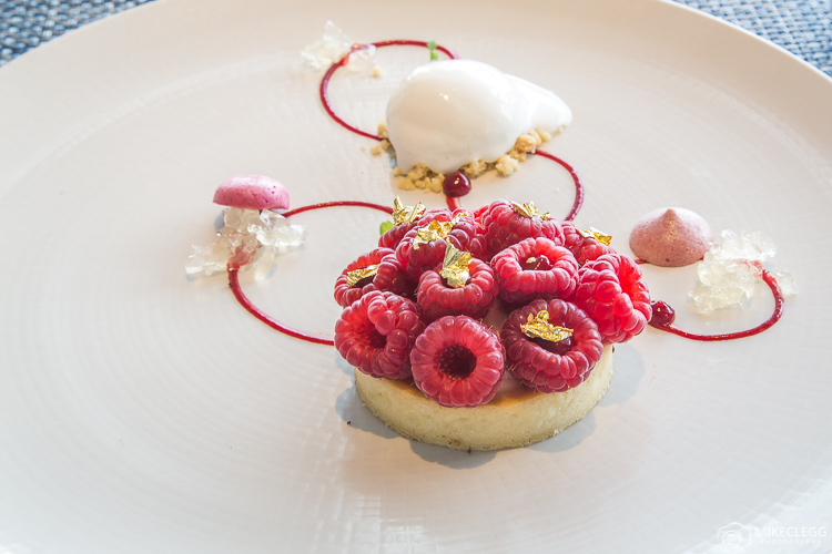 Raspberry Desserts at Ting Restaurant