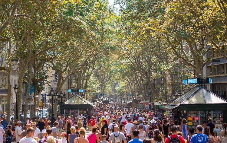 Shopping Streets in Barcelona