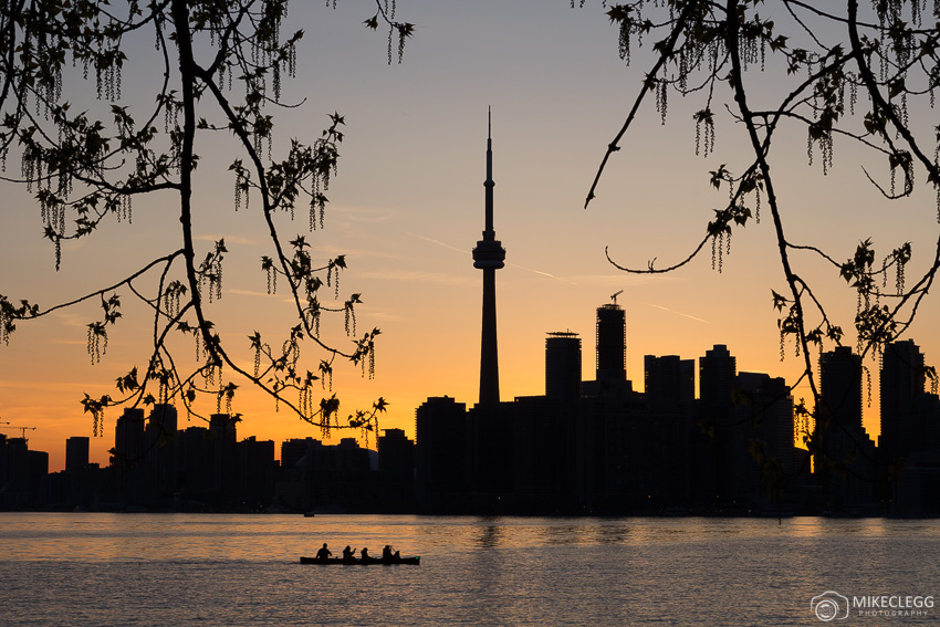 Sunrise and silhouettes