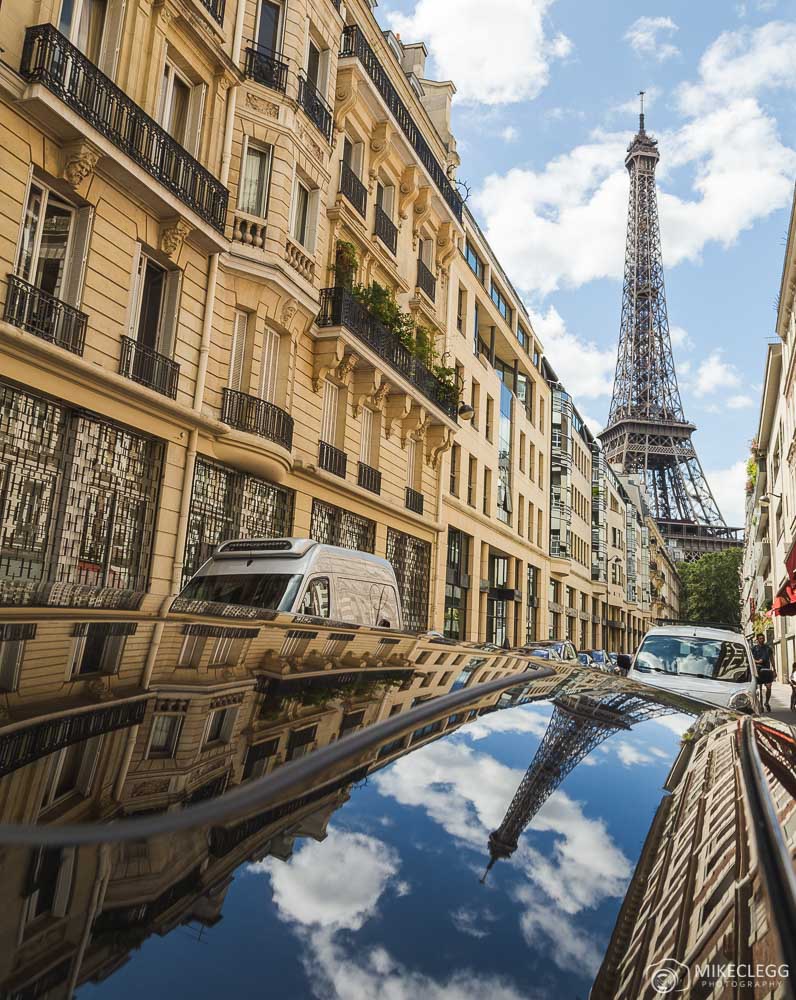 photography, reflections on a car