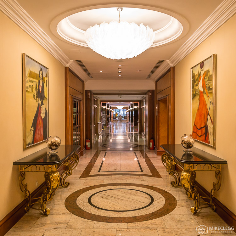 Beautiful corridors at Westin Zagreb