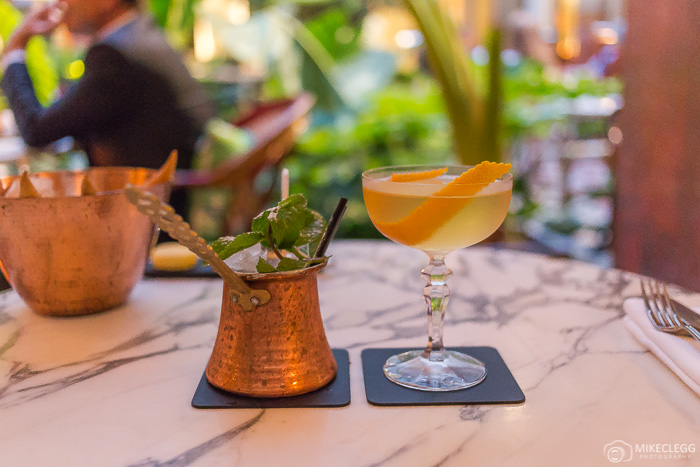 Cocktails at Le Patio at Bar Les Heures