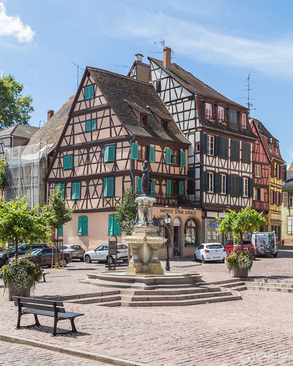 Colourful Streets and architecture in Colmar