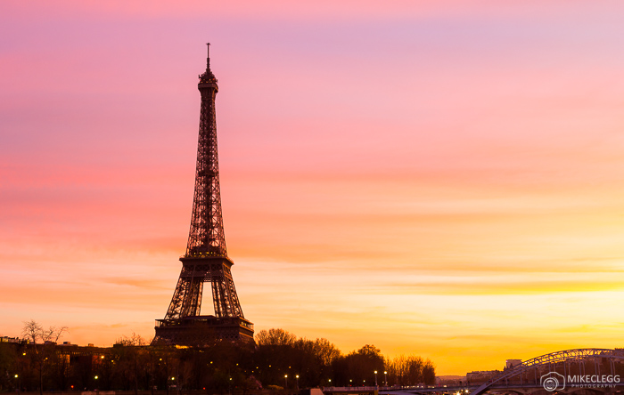 Eiffel Tower at Sunset