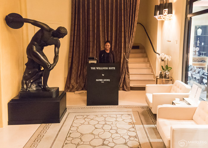 Entrance to fitness suite at Prince de Galles