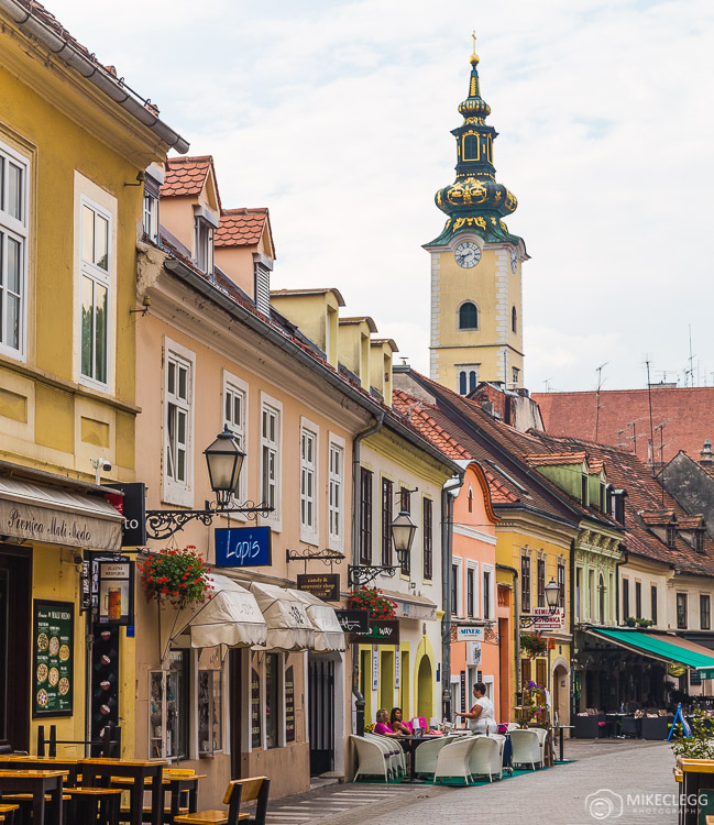 Tkalčićeva ulica in Zagreb (lots of restaurants along this street)