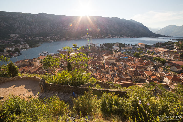 Kotor Old Town from the Fortress
