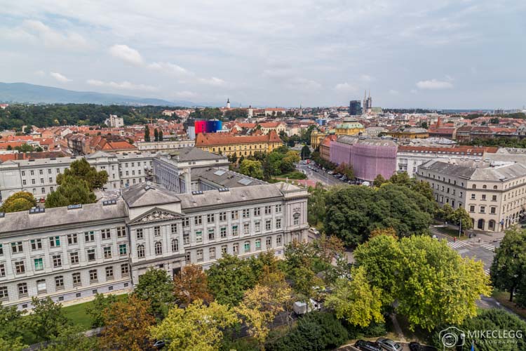 Views from Westin Hotel in Zagreb