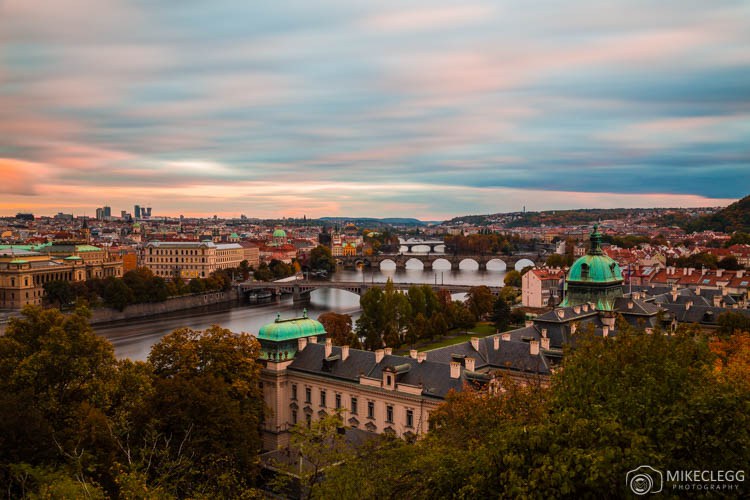 View from Hanavský pavilon, Letná Park