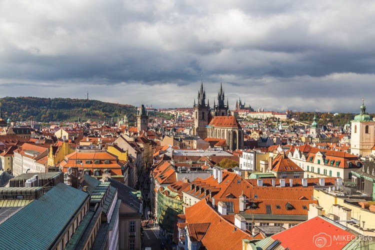 View from The Powder Tower, Prague
