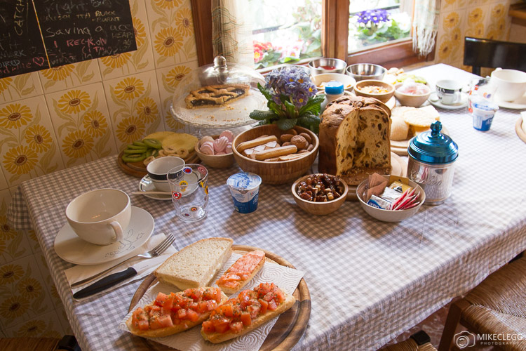 Fantastic Breakfast spread in Venice