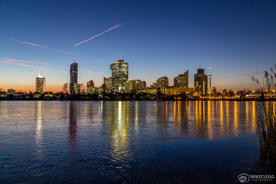 Alte Donau in the winter