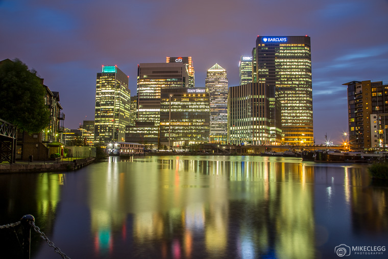 Canary Wharf at Night