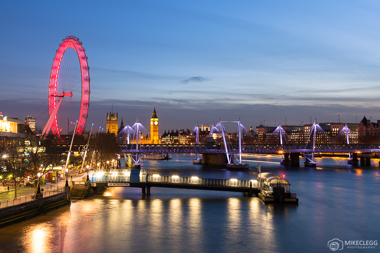 Westminster Skyline from Waterloo Bridge