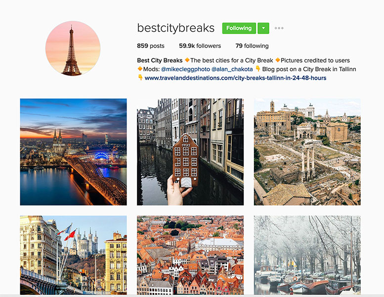 Instagram Feature Account
