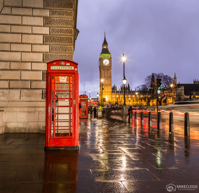 Red Telephone Boxes and Big Ben in London