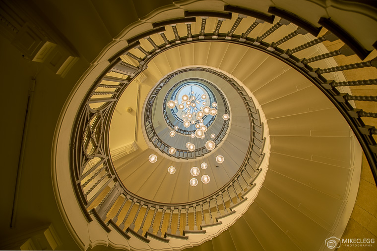 Staircase in Heals Department Store, London