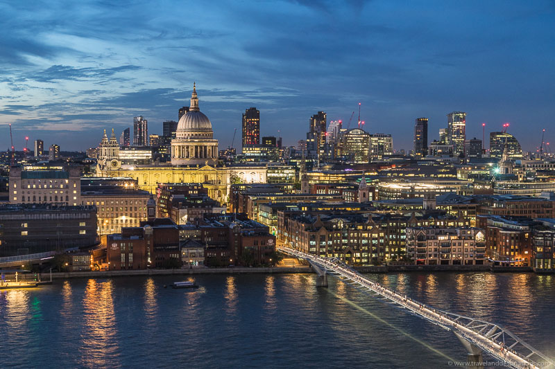 View from the Tate Modern Observation Deck