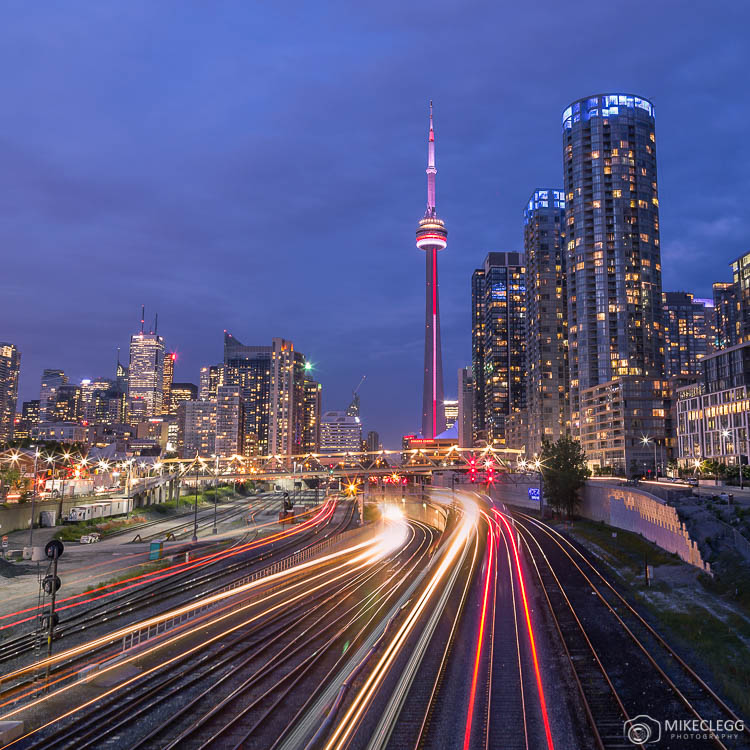 Downtown Toronto from Spadina Avenue Bridge