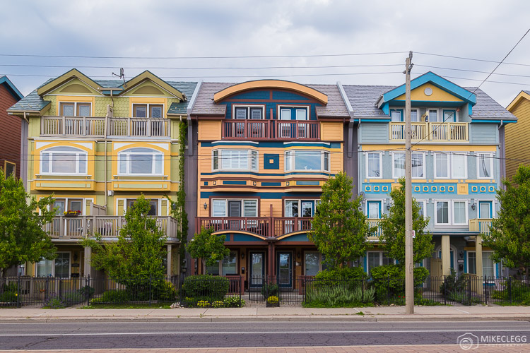 Houses near Woodbine Beach, Toronto