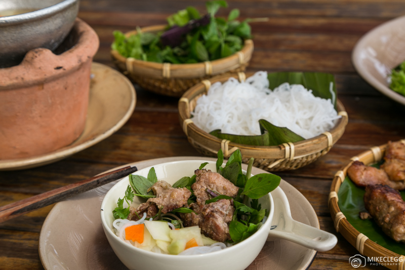 Traditional Bun Cha in Hanoi,Vietnam