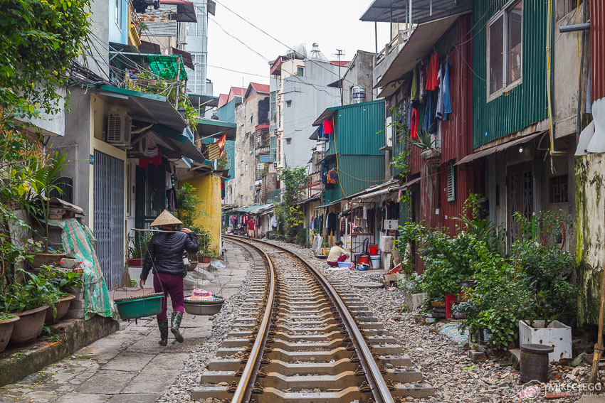 6 Tips For Better Street Photography Train Track Street Hanoi, Vietnam