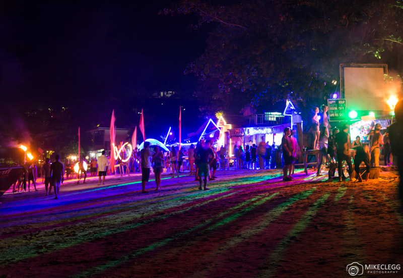 Beach parties in Ko Phi Phi, Thailand