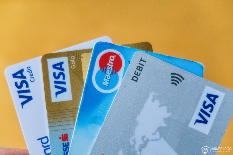 Spare Bank Cards whilst travelling