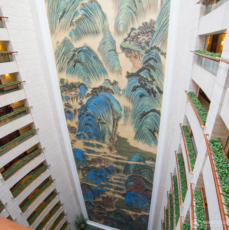 Great Motherland of China silk mural