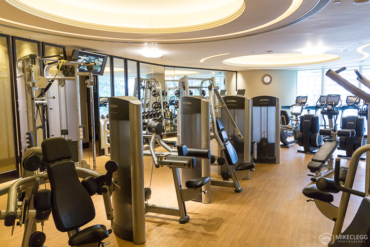 Gym at Island Shangri-la Hong Kong