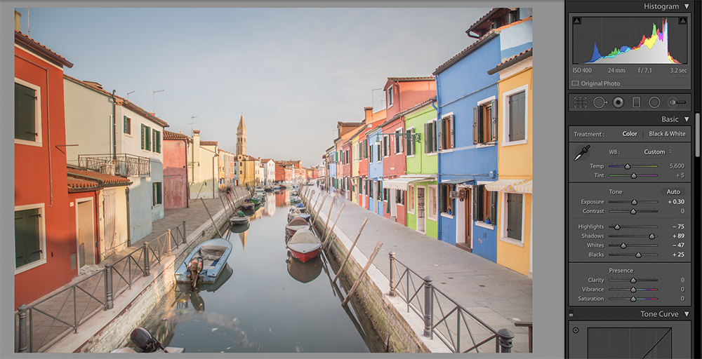Burano Edit Example - First Step