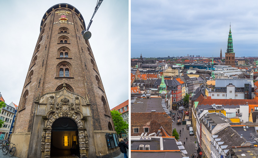 Views from the Round Tower in Copenhagen