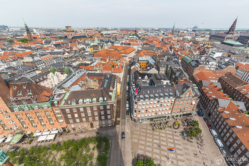Views of Copenhagen from City Hall Tower