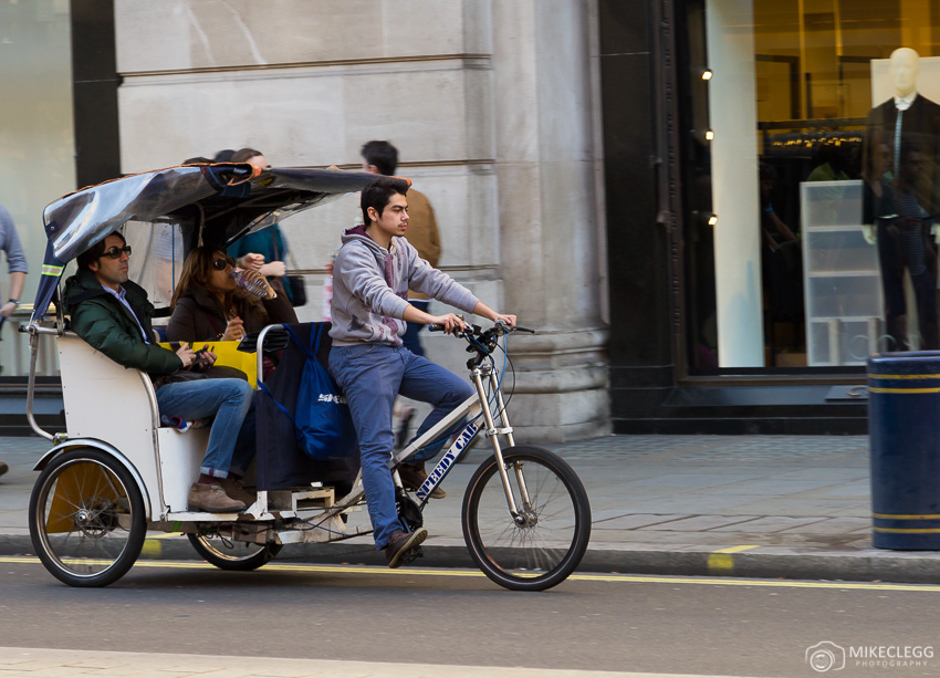Rickshaw in London