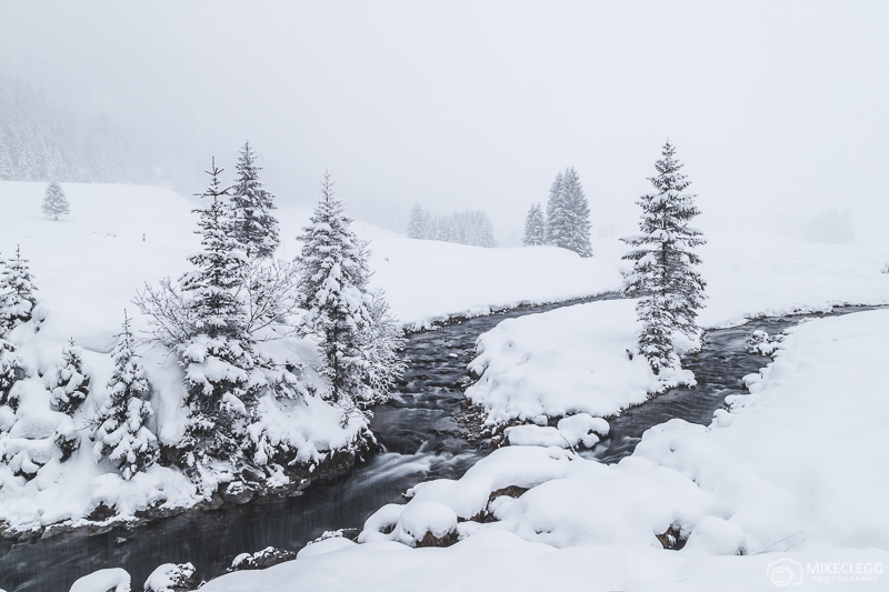 Beautiful winter landscapes in Austria