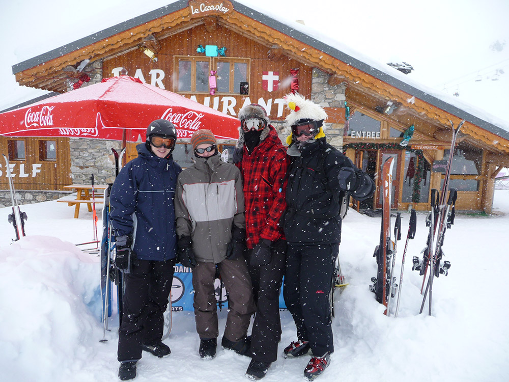 Ski trips with friends