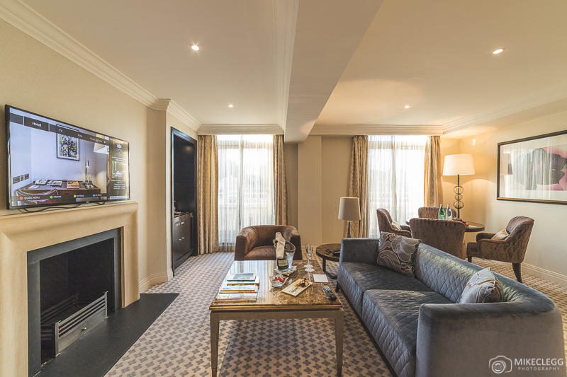 Living Room in Luxury Suite, Westbury