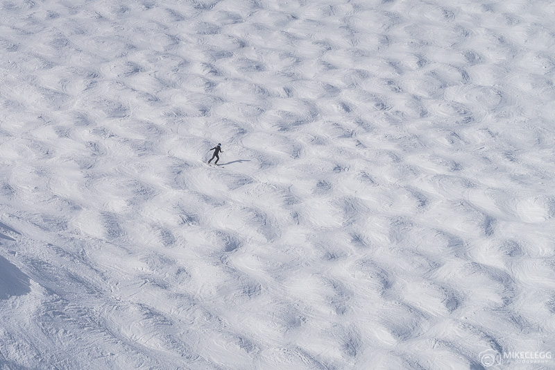 Mogul run at Lake Louise