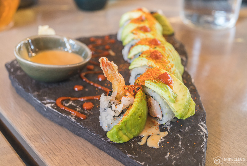 Sushi at Lake Louise Ski Resort