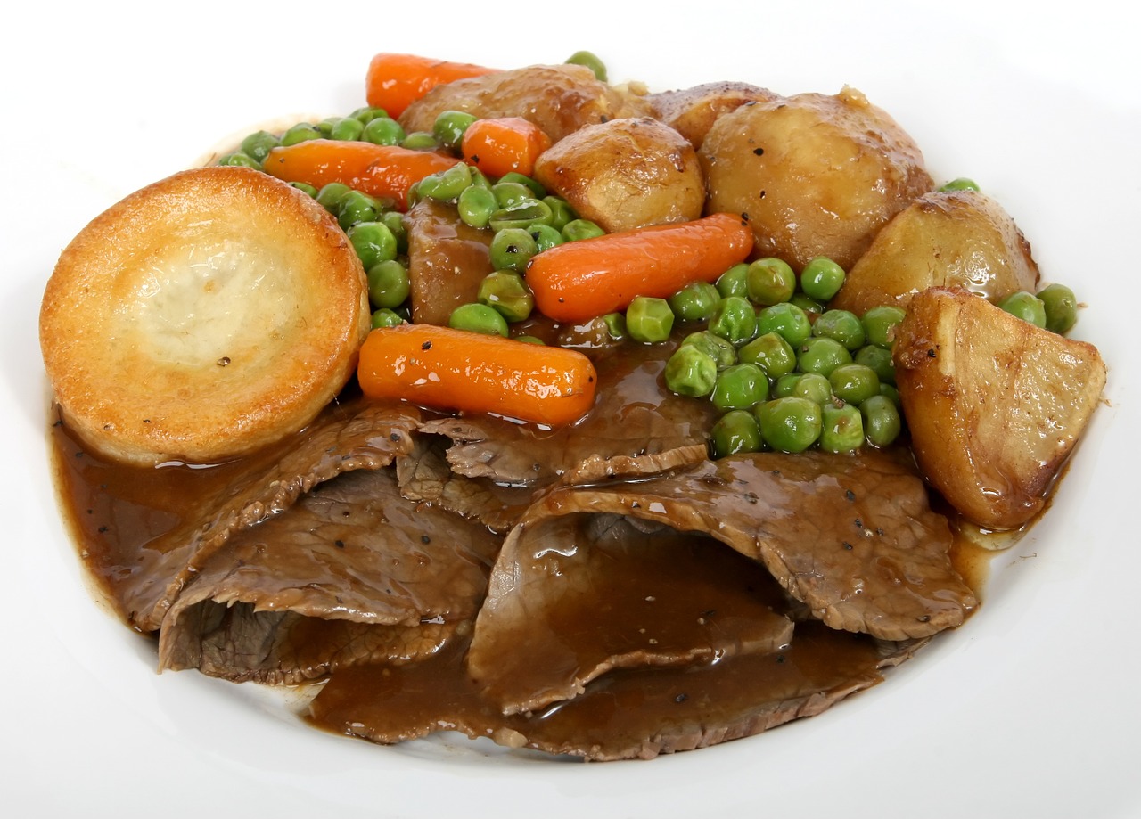 Beef roast dinner