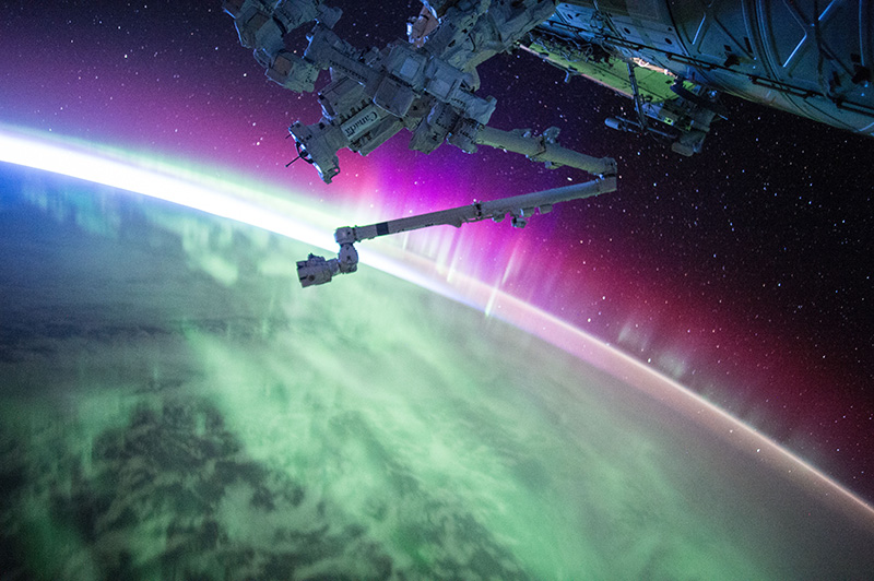 Northern Lights from Space - Photo by NASA - CC0 (Unsplash)