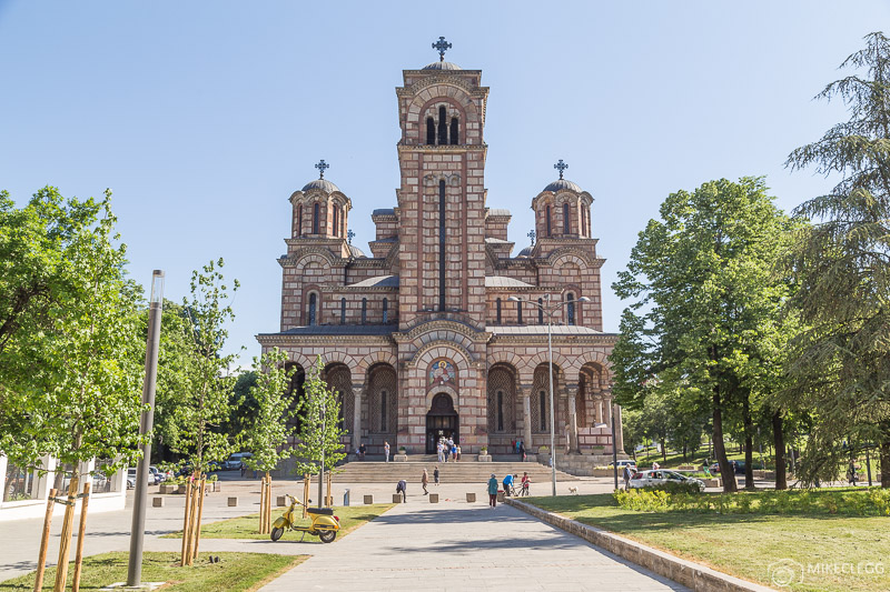 Front of St. Mark's Church, Belgrade