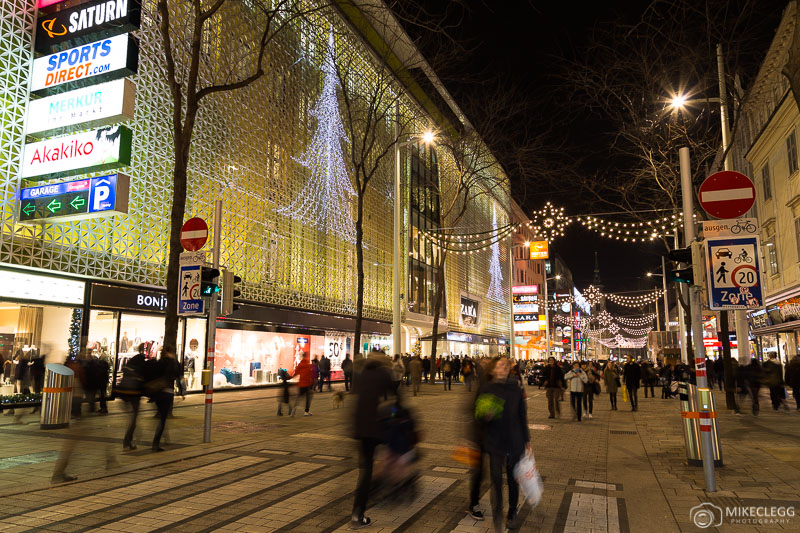 Mariahilferstrasse at Christmas