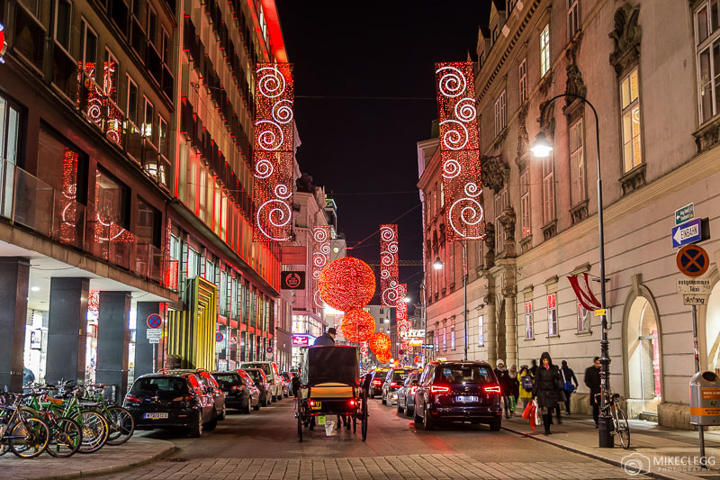 Rotenturmstrasse at Christmas