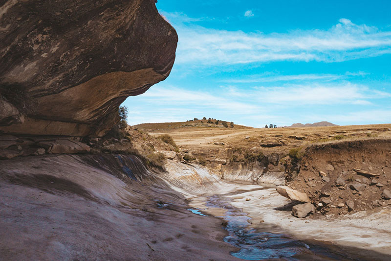 En-route through the Pitseng Canyon - Lesotho